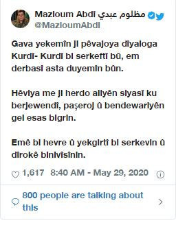 Mazlum Abdi: Tarih yazacağız - Resim : 1