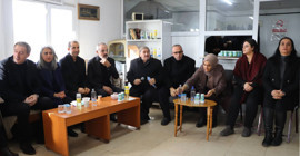 Bakırhan taziyeleri kabul ediyor