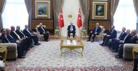 Erdoğan, Hamas heyetiyle görüştü