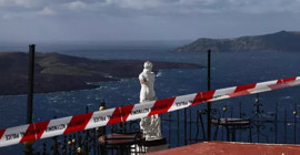 Santorini'de olağanüstü hal ilan edildi