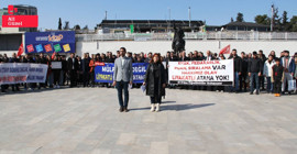 Atama bekleyen öğretmenler Urfa'da eylem yaptı: Mülakatlı değil, liyakatli atama istiyoruz