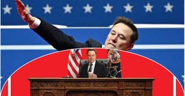 Time dergisinden Trump'ı 'kışkırtıcı' kapak: Musk başkanlık koltuğunda