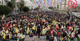 Mersin’de ‘Özgürlük’ mitingi... Bayındır: Öcalan çözüme hazırlanıyor, iktidara soruyoruz siz neye hazırlanıyorsunuz?