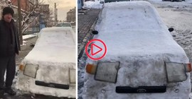 Kardan adam yerine 'kardan otomobil'