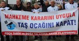 Mahkeme kararına rağmen taş ocakları faaliyette