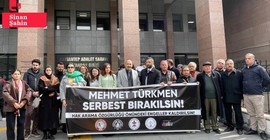 Antep'te hukuk örgütlerinden Başpınar işçileri ve Türkmen'e destek