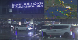 Sabiha Gökçen Havalimanı’nda hava trafiğine kar engeli