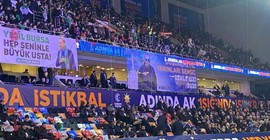 AKP Kongresi... Tek aday Erdoğan yeniden seçildi: Şahsımı layık gördüğünüz için teşekkür ederim