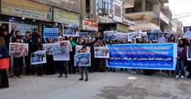 Suriye'de Alevilere yönelik katliam Rojava'da protesto edildi
