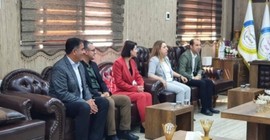 DEM Parti ve DBP heyeti Rakka'da