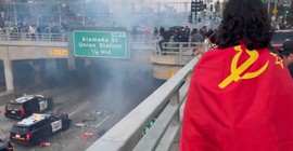 Sokağa çıkma yasağının ardından yüzlerce ABD Deniz Piyadesi Los Angeles’a geldi
