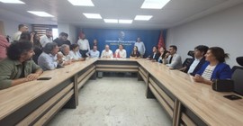 DEM Parti heyetinden CHP Adana İl Örgütüne dayanışma ziyareti