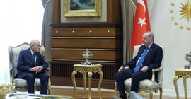 Erdoğan, Bahçeli ile görüştü