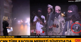 CNN'de IŞİD propagandası: Süveyda'ya saldıran IŞİD'liler canlı yayında
