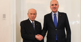 Kurtulmuş-Bahçeli görüşmesi: Meclis'te kurulacak komisyon görüşüldü