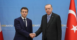 Macron: Erdoğan'la Gazze'de iki devletli çözümü konuştuk