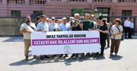 DEM Parti, Adalet Bakanlığı önünde eylem: Hasta tutuklular ile ilgili süreç yavaş ilerliyor