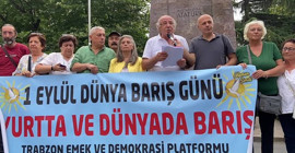 Trabzon'da 1 Eylül açıklaması: 'Kürt meselesinde barış artık zorunludur'