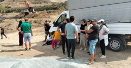 Samandağ'da mandalina bahçeleri nöbetine müdahale: 2 gözaltı