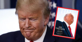 Trump'tan Time Dergisi'ne tepki: Tüm zamanların en kötü kapağı
