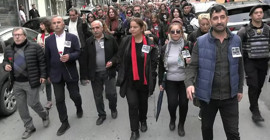 Gazeteciler ve sevenleri Hakan Tosun için yürüdü