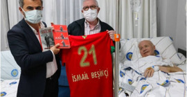 Amedspor yönetiminden İsmail Beşikçi’ye ziyaret