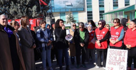 DEM Parti Kadın Meclisi'nden direnişteki işçilere ziyaret