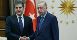 Erdoğan, Neçirvan Barzani ile görüştü