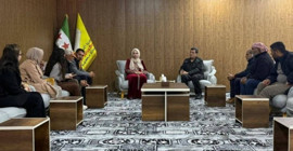 Mazlum Abdi saldırılarda esir alınanların aileleriyle görüştü