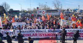 Kadıköy’de 8 Mart mitingi: 'Yoksulluğa, şiddete ve savaşa karşı isyandayız'