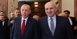 Erdoğan ve Meclis Başkanı Kurtulmuş ile görüştü: Adalet Bakanı Gürlek de katıldı