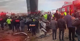 Ankara'da kaza: 5 kişi öldü, 4'ü ağır 14 kişi yaralandı