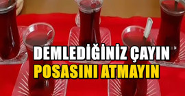 Demlediğiniz Çayı Asla Çöpe Atmayın: İşte Bilinmeyen 5 Etkisi