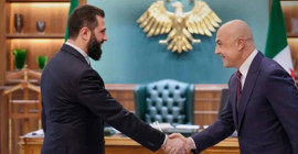 Ahmed Şara, Fettah Tamince ile görüştü