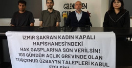 Açlık grevindeki Tuğçenur Özbay 45 kiloya kadar düştü