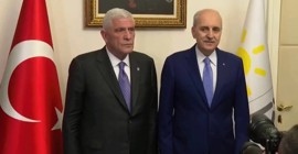 Çerçeve yasa turu: Kurtulmuş'tan Dervişoğlu'na ziyaret