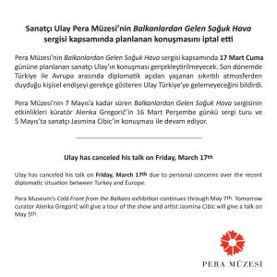 Alman sanatçı Türkiye etkinliğini iptal etti - Resim : 1