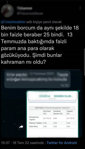 Erdoğan'ın açıklaması sonrası KYK borçlarında 'faizler ana paraya eklendi' iddiası - Resim : 2