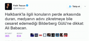 'Halkbank tutuklamasının ardında Ali Babacan var' - Resim : 1