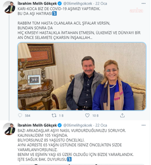 'Melih Gökçek aşı oldu aynı durumdaki vatandaş reddedildi' - Resim : 1