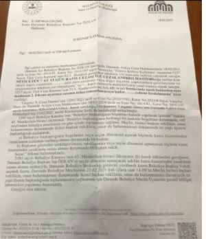 Hapis cezası onanan AKP'li Belediye Başkanı Özkan, görevden uzaklaştırıldı - Resim : 1
