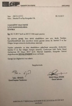 CHP’de durdurulan İstanbul kongreleri yeniden başlatıldı - Resim : 1