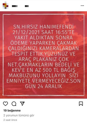 İki adet çakmak çalan kadına sosyal medyadan çağrı: Son gün 24 Aralık - Resim : 1