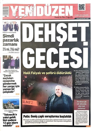 Kuzey Kıbrıs gazetelerindeki iki başlık: 'Hain pusu' ve 'Ülke kör karanlıkta' - Resim : 7