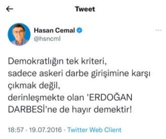Hasan Cemal'e 'Cumhurbaşkanı'na hakaret'ten soruşturma - Resim : 1
