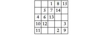 Sihirli kare yapmanın bir yöntemi - Resim : 14