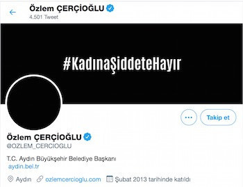 Belediye başkanı kadına şiddete karşı sosyal medya profilini kararttı - Resim : 1