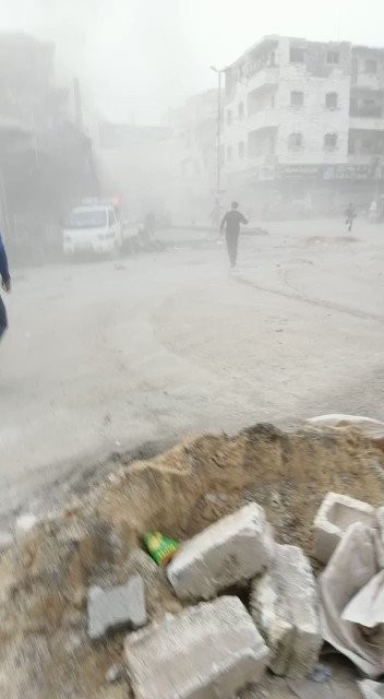 El Bab'da patlama: 1 ölü, 7 yaralı - Resim : 1
