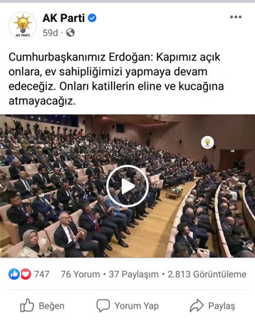 AKP'li seçmenden Erdoğan'ın sığınmacılarla ilgili yaptığı açıklamalarına yanıt: Sandıkta görüşürüz - Resim : 1