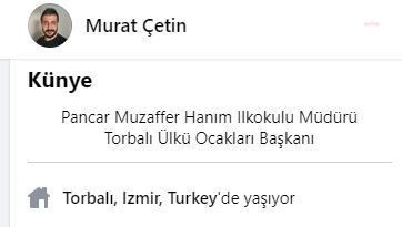 Okul müdürü Murat Çetin, Ülkü Ocakları başkanı oldu - Resim : 1